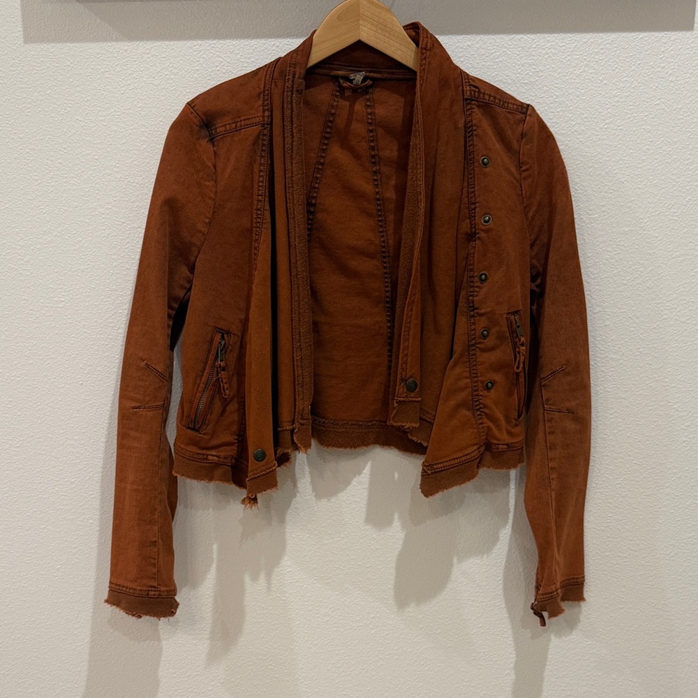 Free People Rust Jacket